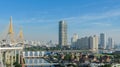 Bangkok cityscape, capital of Thailand Royalty Free Stock Photo