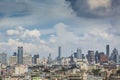 Bangkok Cityscape capital of Thailand and beautiful sky Royalty Free Stock Photo