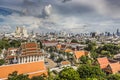 Bangkok Cityscape capital of Thailand and beautiful sky Royalty Free Stock Photo