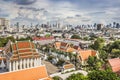 Bangkok Cityscape capital of Thailand and beautiful sky Royalty Free Stock Photo