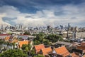 Bangkok Cityscape capital of Thailand and beautiful sky Royalty Free Stock Photo