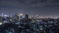 Bangkok cityscape at night