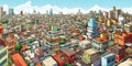 Bangkok in Colors: Basic Illustration Captures the Vibrance of the Cityscape