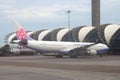 The Airbus A330-300 plane B-18316 of China Airlines