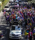 Bangkok during demonstration