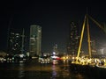 The Bangkok dockland The river view Royalty Free Stock Photo