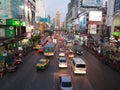 Bangkok evening traffic