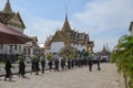 Bangkok The Grand Palace during the days of national mourning declared in the country after the death of King Bhumibol Adulyadej,