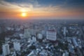 Bangkok High Angle View -blur photo background