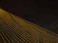 BANGKOK - High Resolution of Rama VIII Bridge Cable : Night scene of the Steel bridge pylon during the night in Bangkok, Thailand