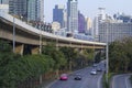 Bangkok cityscape and traffic