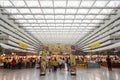 Food and clothing market in the main hall of Chaeng Watthana Government Complex