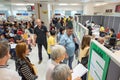 Notification of residence in overcrowded Thailand Immigration Office at Chaeng Watthana Government Complex