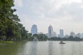 BANGKOK - july 3: Lake view of Lumpini Park