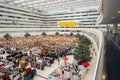 Bangkok, Thailand: main hall of Chaeng Watthana Government Complex occupied by a food and clothing market