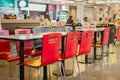 BANGKOK - JUNE 1: canteen or food court and customer at the shop