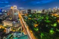 Bangkok and Lumpini park Royalty Free Stock Photo