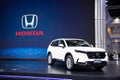 BANGKOK - MARCH 21 : Honda CRV on display at Bangkok International Motor Show 2023 on March 21, 2023 in Nonthaburi, Thailand