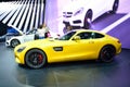 BANGKOK - March 26 : Mercedes Benz AMG-GTS on DisPlay at 36th Ba Royalty Free Stock Photo