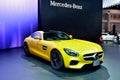 BANGKOK - March 26 : Mercedes Benz AMG-GTS on DisPlay at 36th Ba Royalty Free Stock Photo