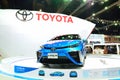 BANGKOK - March 26 : Toyota Mirai, Hydrogen engine Vehicle, on D Royalty Free Stock Photo