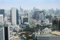 bangkok metropolis, skyline Cityscape, View of downtown with mod Royalty Free Stock Photo