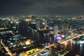 Bangkok at night Royalty Free Stock Photo