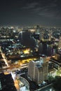 Bangkok at night Royalty Free Stock Photo