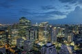 Bangkok Night Light Royalty Free Stock Photo