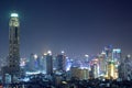 A Bangkok Night Light Royalty Free Stock Photo