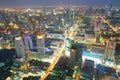 Bangkok at night or Twilight. Royalty Free Stock Photo