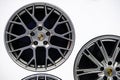 BANGKOK - NOVEMBER 30: Porsche Alloy wheels on display at The 39th Thailand International Motor Expo 2022 on November, 2022 in
