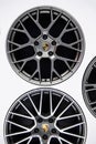 BANGKOK - NOVEMBER 30: Porsche Alloy wheels on display at The 39th Thailand International Motor Expo 2022 on November, 2022 in