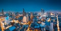 Bangkok panorama, Thailand Royalty Free Stock Photo