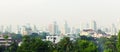 Bangkok panorama view Royalty Free Stock Photo