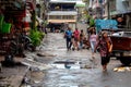 Bangkok people street life Thailand Royalty Free Stock Photo