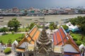 Bangkok river cityscape Royalty Free Stock Photo