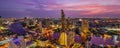 Bangkok cityscape and Chaophraya River,Thailand Royalty Free Stock Photo