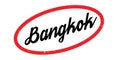 Bangkok rubber stamp Royalty Free Stock Photo