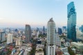 Bangkok skyline Mahanakorn building cityscape sunset