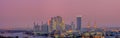 Bangkok skyline panorama Royalty Free Stock Photo