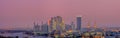 Bangkok skyline panorama. Royalty Free Stock Photo