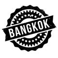 Bangkok stamp rubber grunge Royalty Free Stock Photo