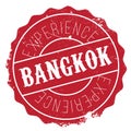 Bangkok stamp rubber grunge Royalty Free Stock Photo