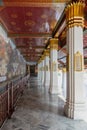 Bangkok, Tahiland - 2019-03-01 - Ornate columns in grand palace