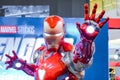 Life-sized Super hero Iron Man model show in Avengers Endgame exhibition booth Royalty Free Stock Photo