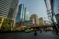 Low angle view of building, Chong Nonsi, Bangkok, Thailand Royalty Free Stock Photo