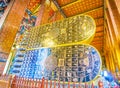 The beautiful decoration of soles of Lord Buddha in Wat Pho, Bangkok, Thailand Royalty Free Stock Photo