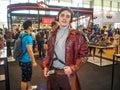 BANGKOK, THAILAND - APRIL 23, 2017: The cosplayers dressed as `Star-Lord` from `Guardians of the Galaxy 2` at Thailand Comic C