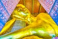 The golden Lord Buddha in Wat Pho temple, Bangkok, Thailand